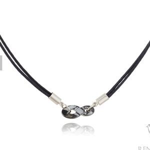 INFINITE SILVER NIGHT CHOKER + WHITE RHODIUM
